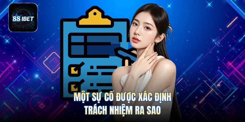 Một sự cố được xác định trách nhiệm ra sao
