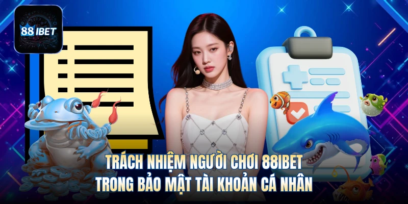 Trách nhiệm người chơi 88IBET trong bảo mật tài khoản cá nhân